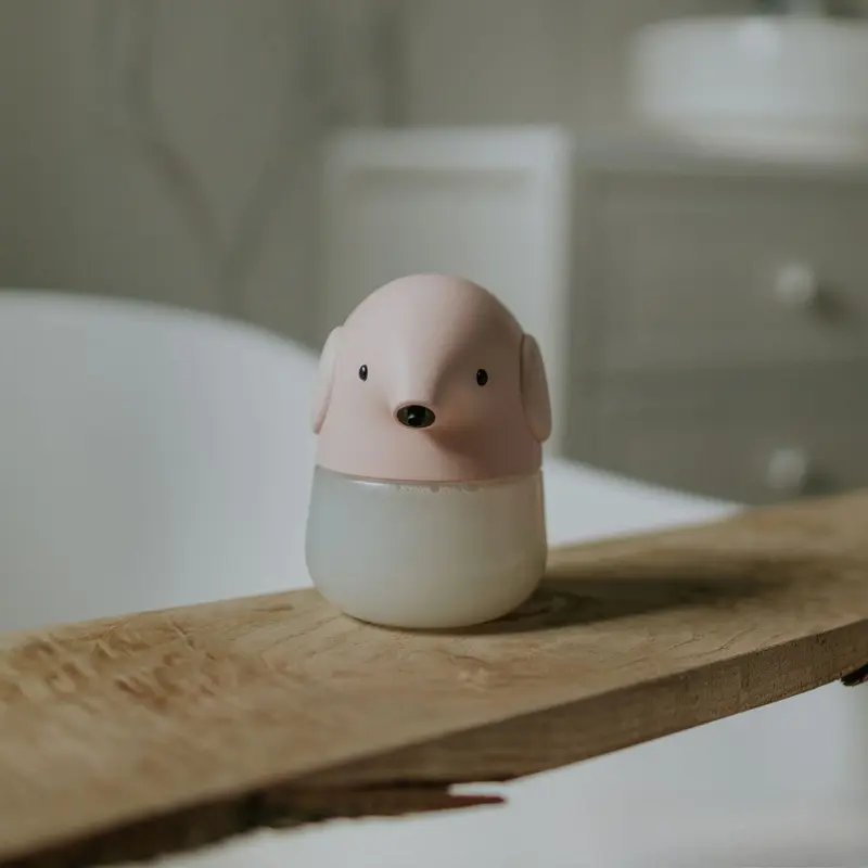 Distributeur automatique de savon Éléphant rose