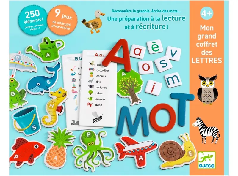 Djeco - Mon grand coffret des lettres - 👧5 ans+