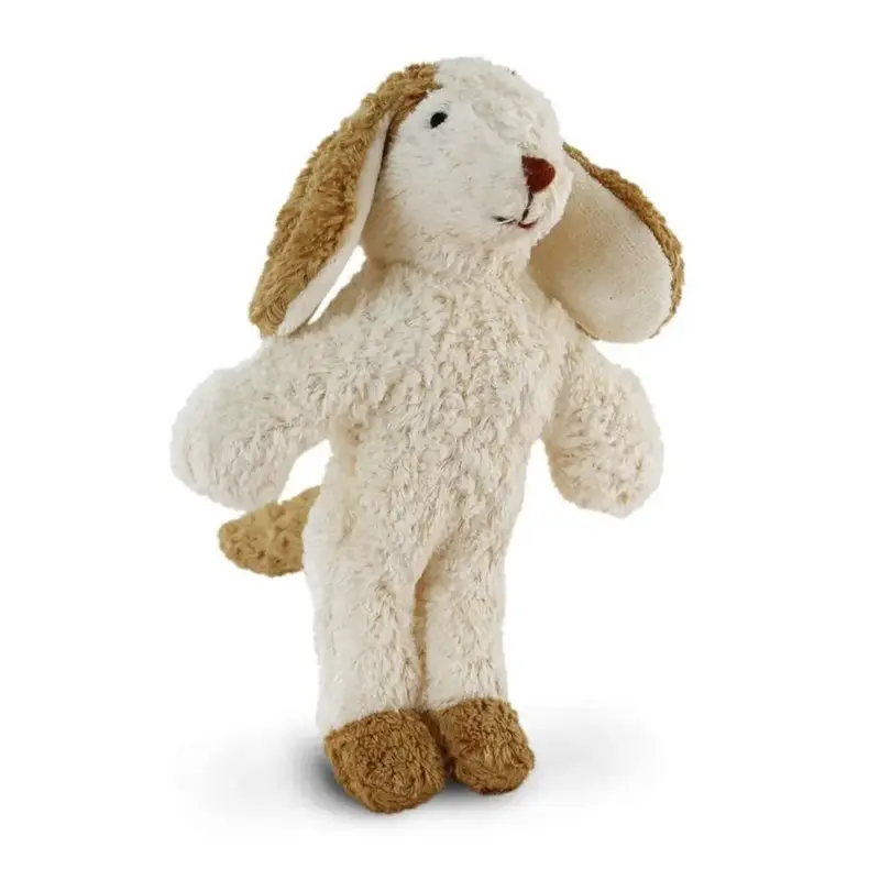 Doudou bébé chien en coton bio & laine Senger Naturwelt