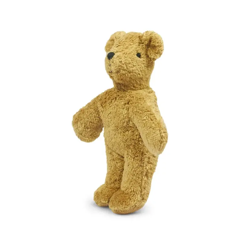 Doudou bébé ours beige en coton bio & laine Senger Naturwelt