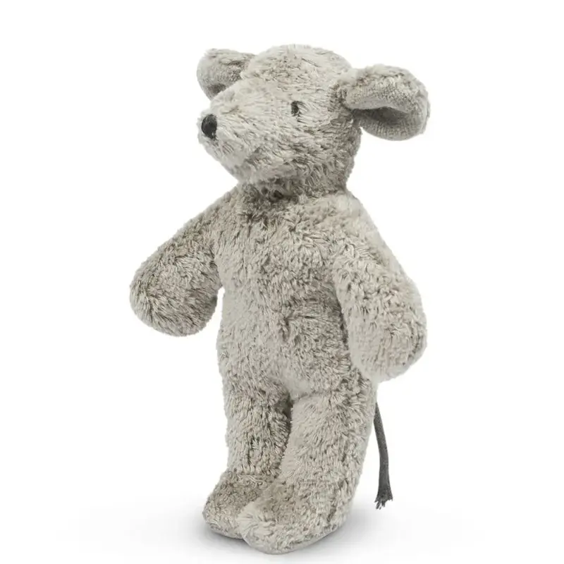 Doudou bébé souris en coton bio & laine Senger Naturwelt