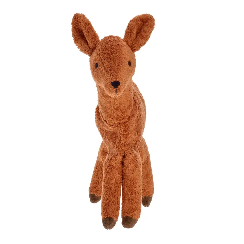 Doudou bouillotte en coton bio & laine Senger Naturwelt - Grand Faon