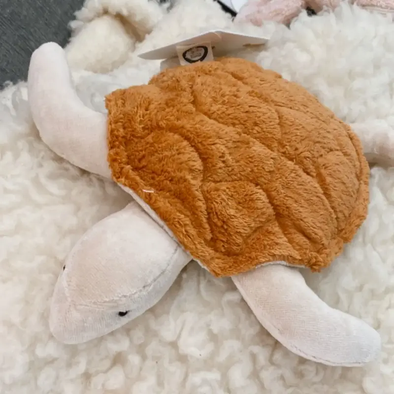 Doudou bouillotte en coton bio & laine Senger Naturwelt - Tortue