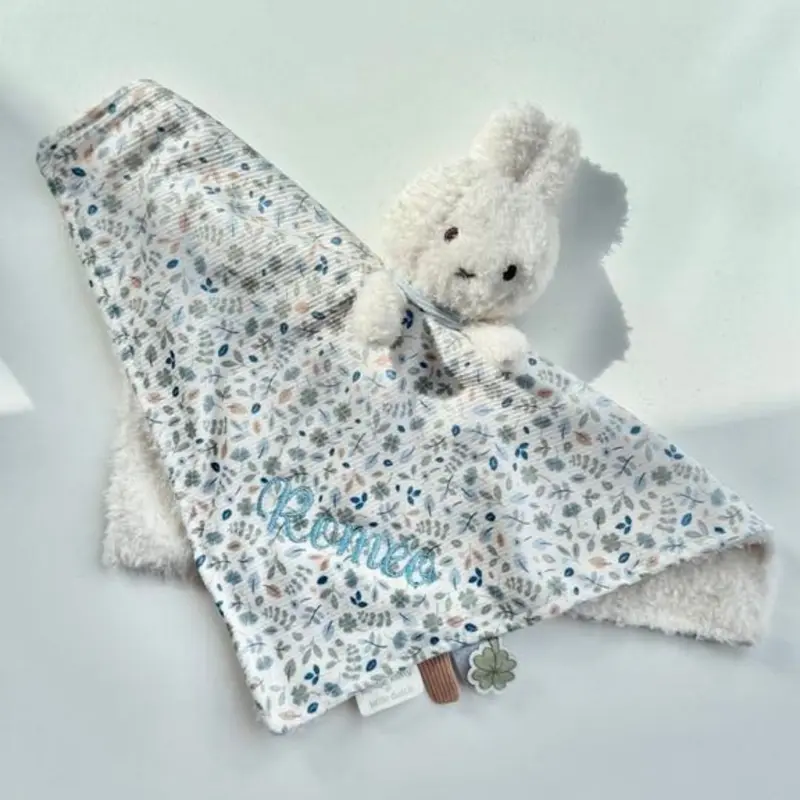 Doudou carré Miffy - Lucky Leaves