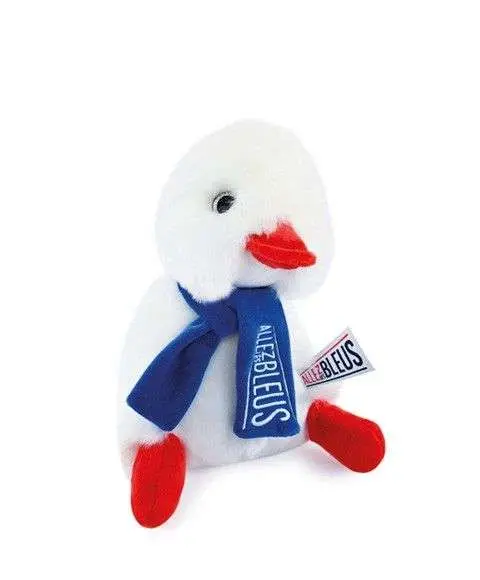 Doudou et Compagnie - Cocorico Equipe de France- avec écharpe supporter - 20 cm - 🧒2 ans+