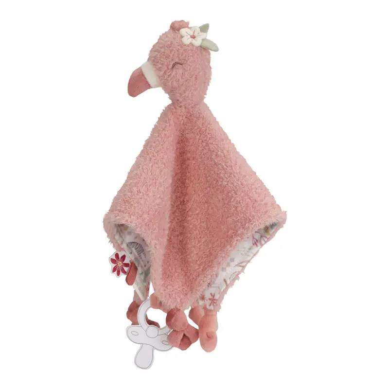 Doudou Flamant rose Safari Friends - LITTLE DUTCH