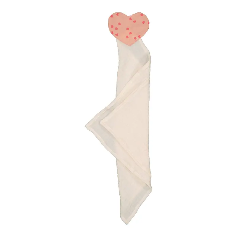 Doudou lange avec son petit coeur - Amour