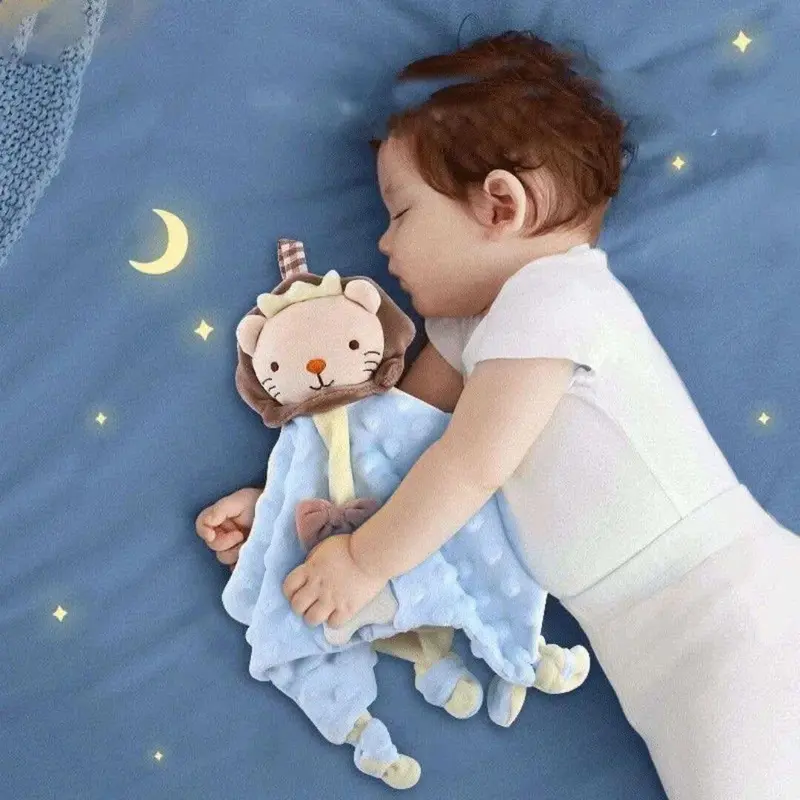 Doudou Lange Bébé — Anneau de Dentition & Nœuds Sensoriels