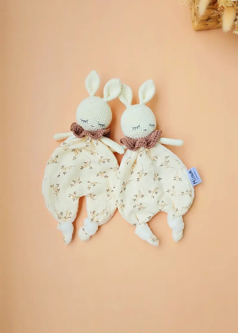 Doudou lapin câlin personnalisable