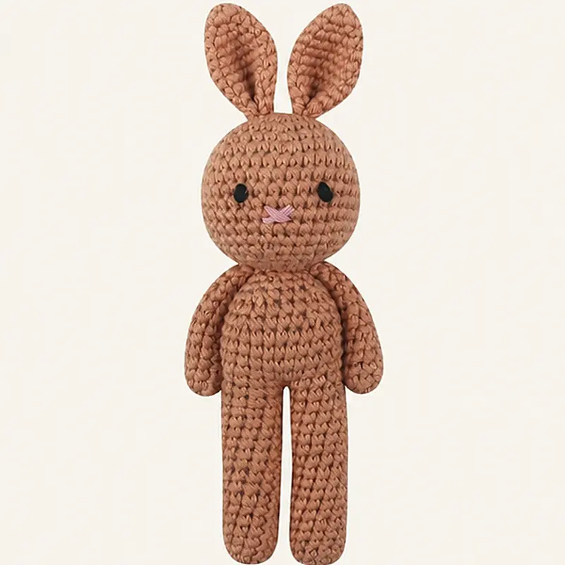 Doudou Lapin Marron