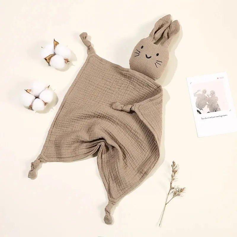 Doudou lapin - marron