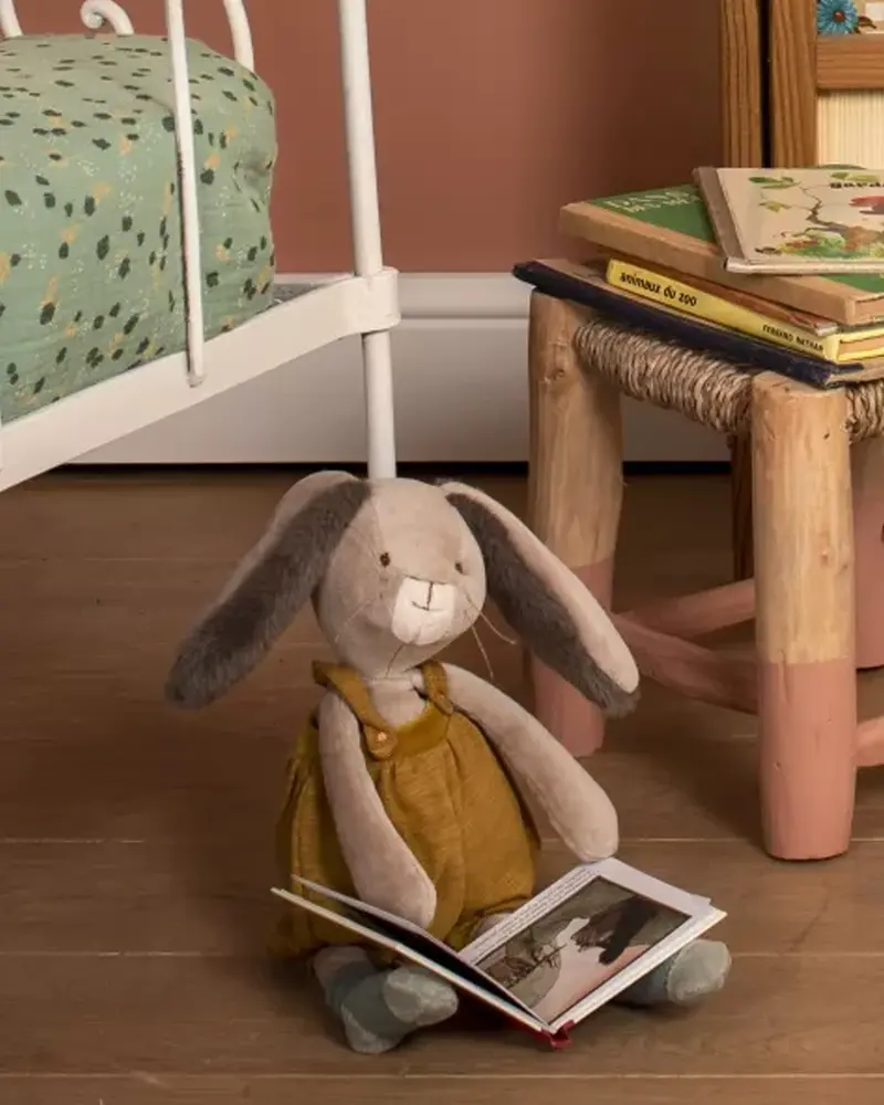 Doudou lapin ocre
