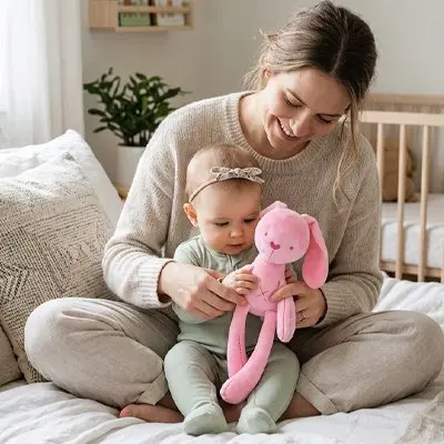 Doudou lapin | Pompon