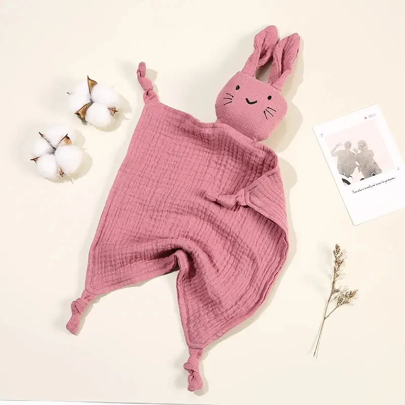 Doudou lapin rose