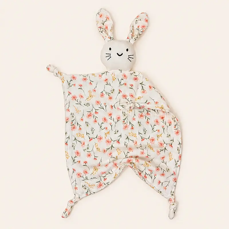 Doudou Lapin Rose et Blanc