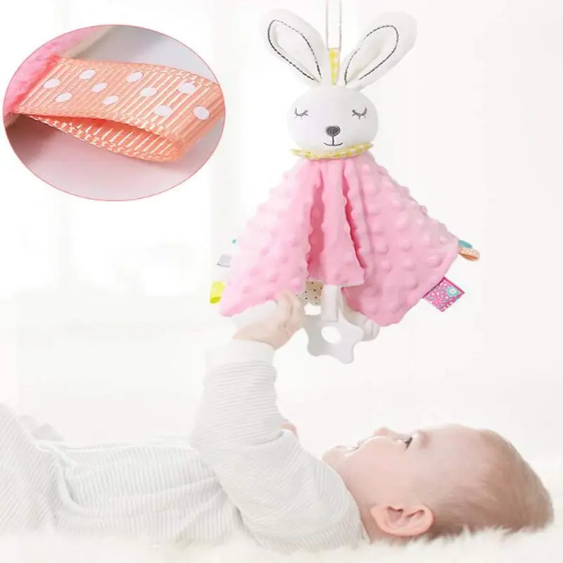Doudou lapin rose