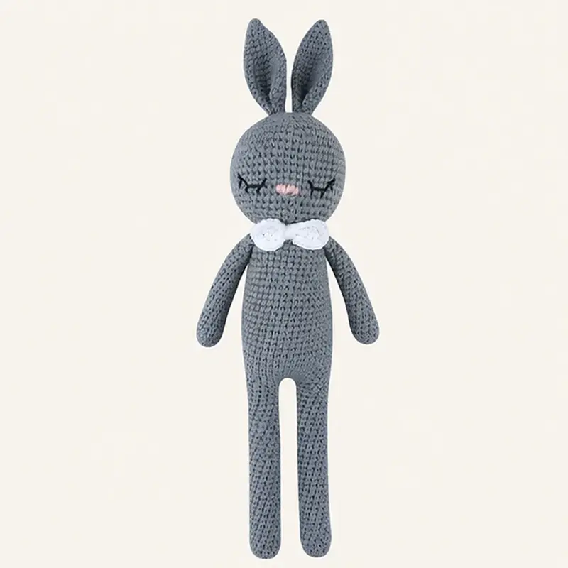 Doudou Lapin Rouge et Blanc