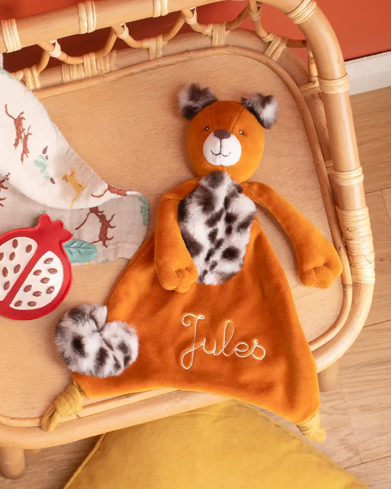 Doudou léopard à personnaliser