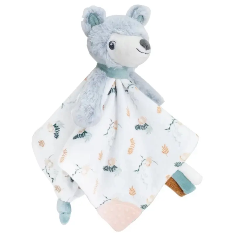 Doudou mouchoir - loup