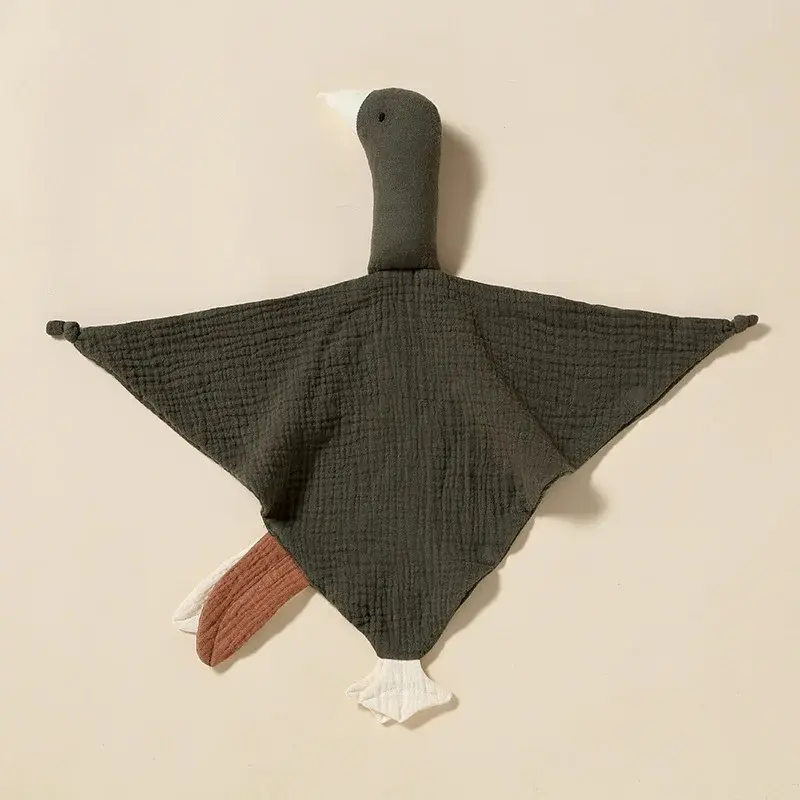 Doudou oie - kaki