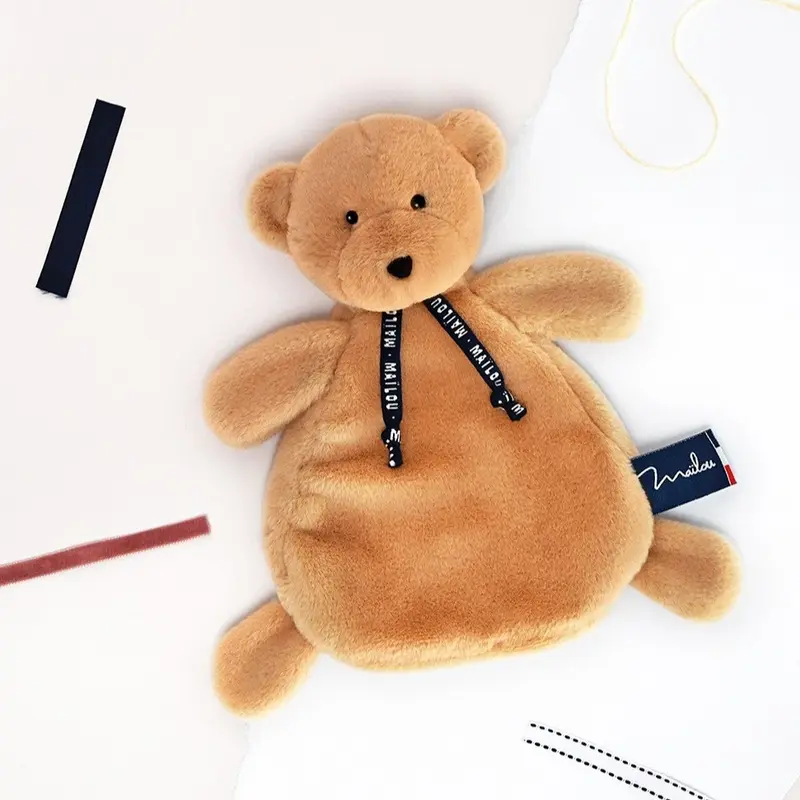 Doudou ours dorlotin beige