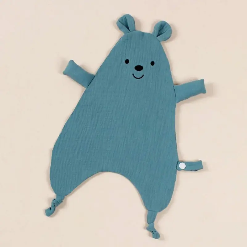 Doudou Ours en Mousseline de Coton — Le Classique Indétrônable, 6 Coloris
