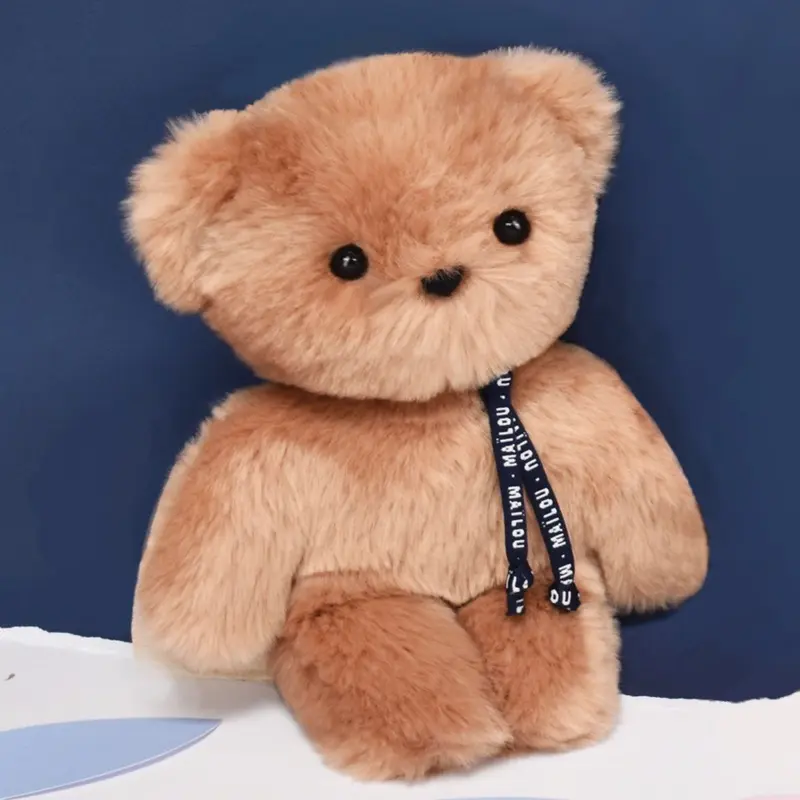 Doudou ours Le Petit Frenchie Marron