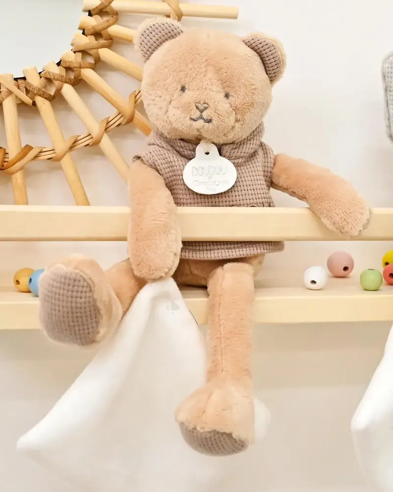 Doudou ourson marron