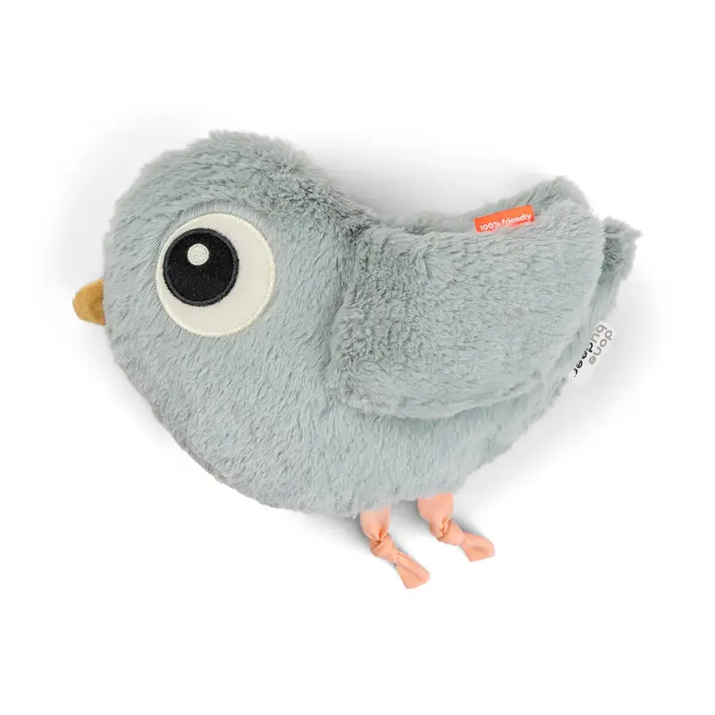 Doudou peluche bleu