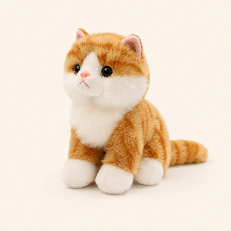 Doudou Peluche Tigre Blanc