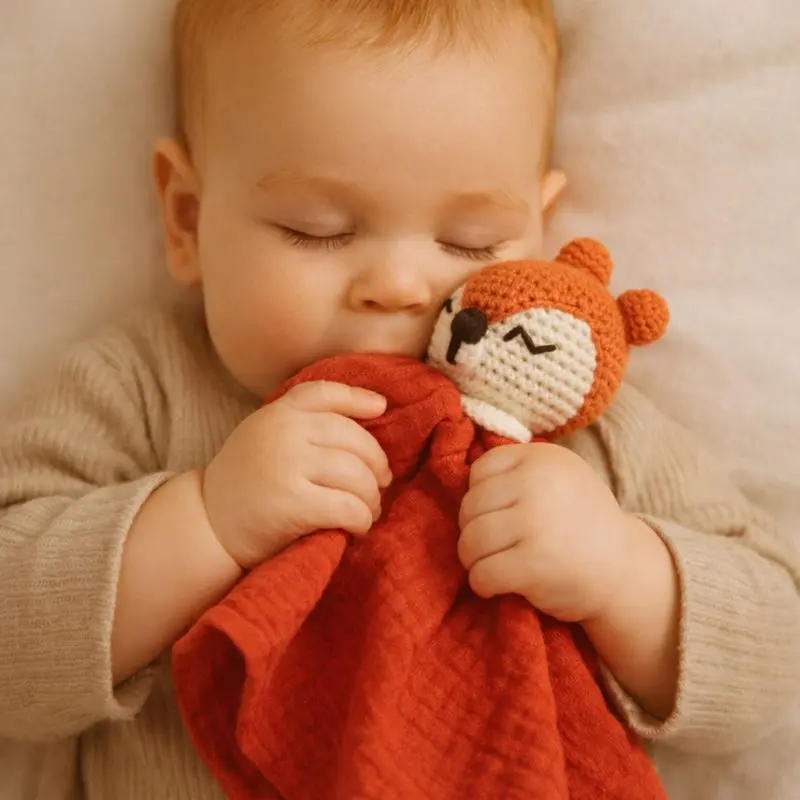 Doudou pour bébé au crochet │ DoudAnima