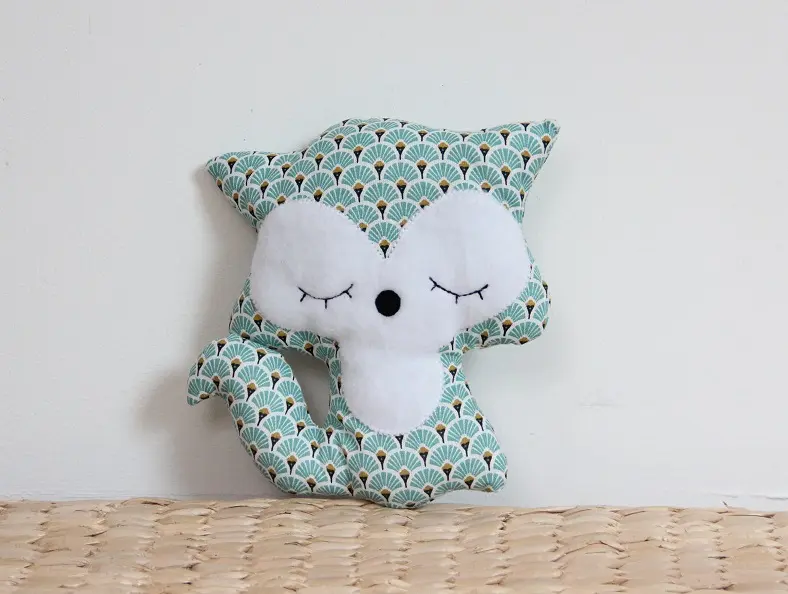 Doudou Renard - Turquoise