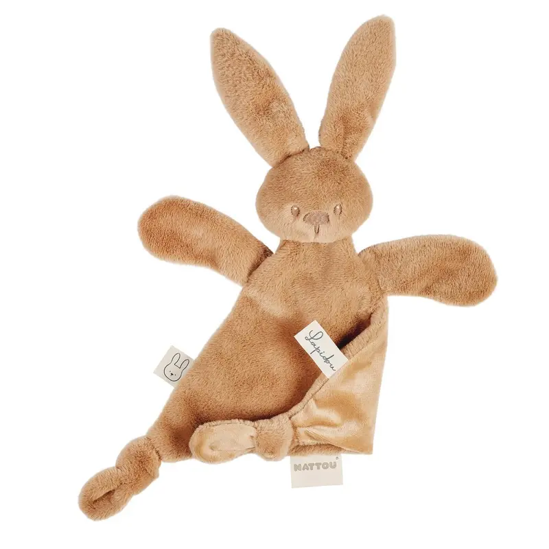 Doudou triangle Lapidou Toudous – Nattou beige ambré