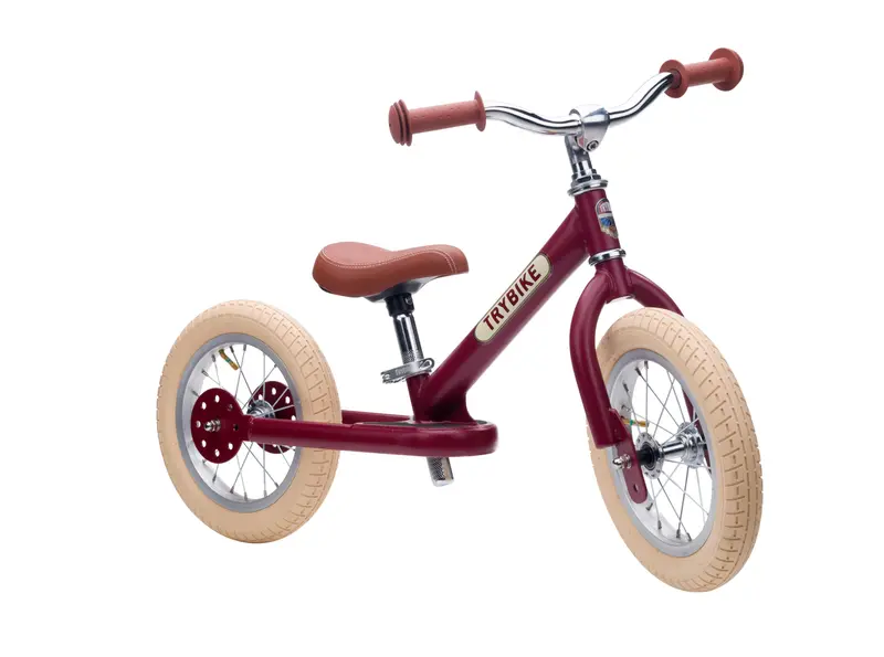 draisienne 2 roues vintage rouge - TRYBIKE