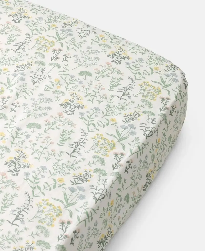 Drap Housse Bébé Ada 68x122x12 Cm - Summer Flowers
