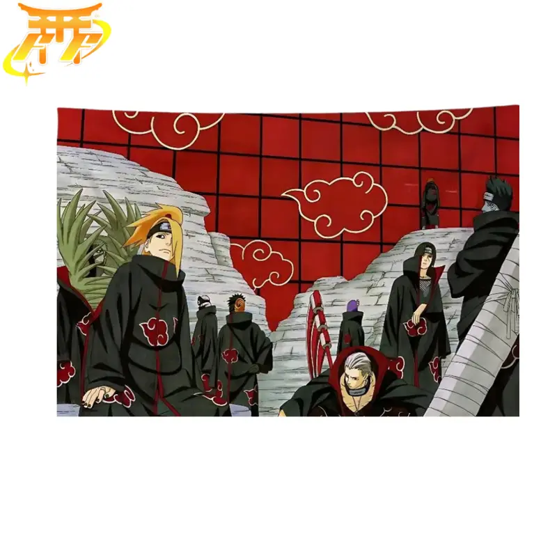Drapeau Akatsuki "Membres De L’Organisation" – Naruto