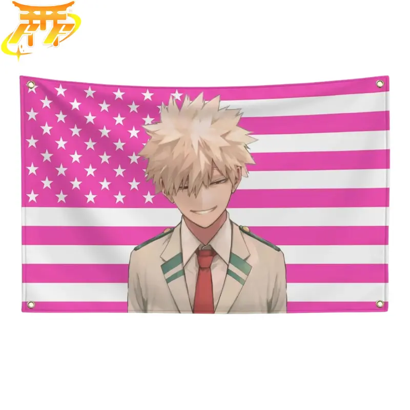 Drapeau Katsuki Bakugo - My Hero Academia