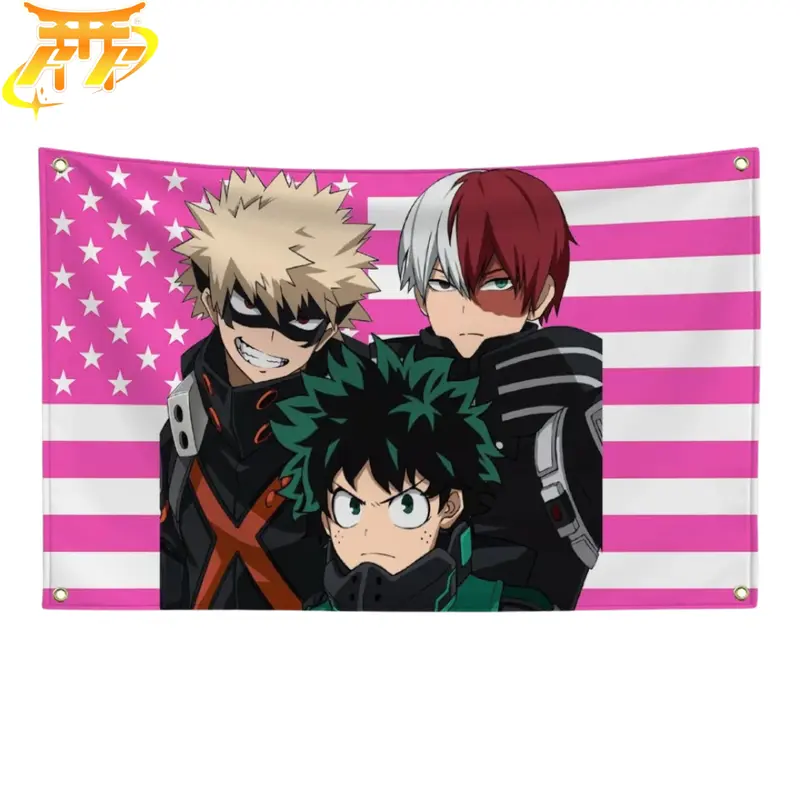 Drapeau "Trio De Héros" – My Hero Academia