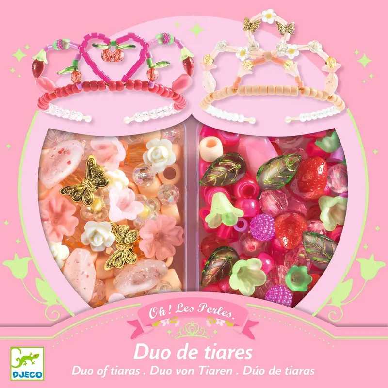duo de tiares a creer rose - DJECO