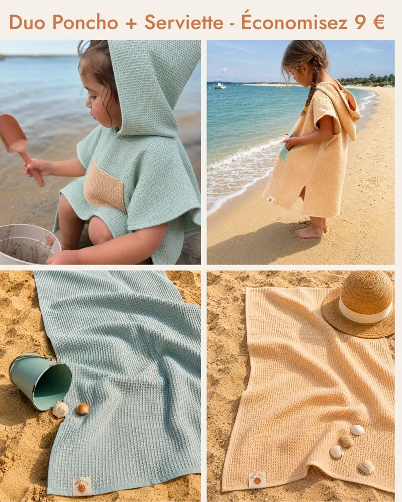 Duo poncho + serviette
