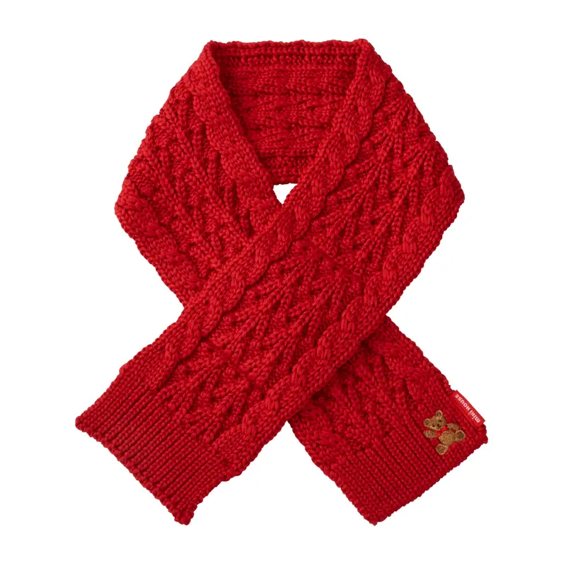 ÉCHARPE ROUGE OURSON