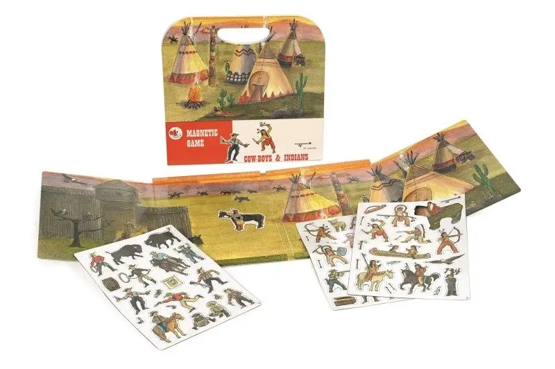 Egmont Toys - jeu magnétique cowboy indiens- 5 ans+