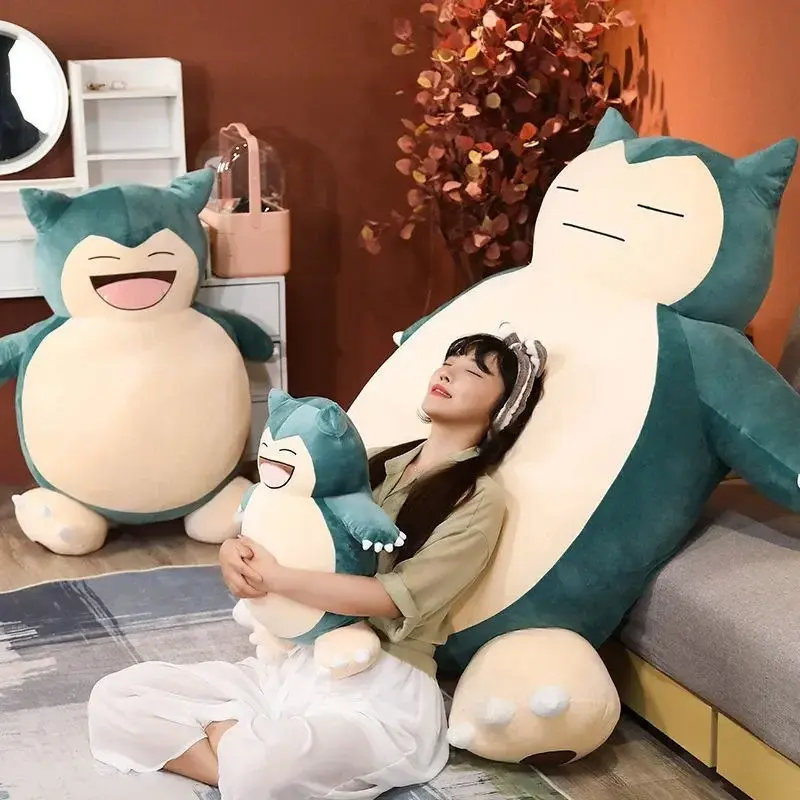 Énorme Peluche Snorlax Pokémon 30-200cm | Confort & Câlins