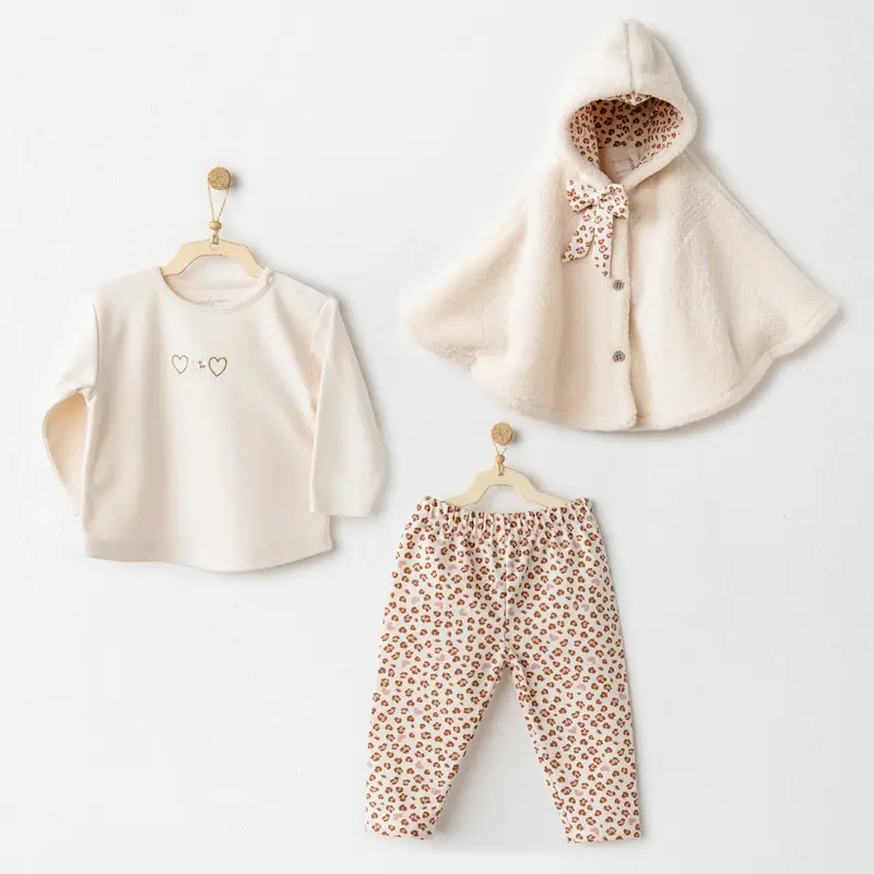 Ensemble Bébé 3 pcs – Petit Leopard