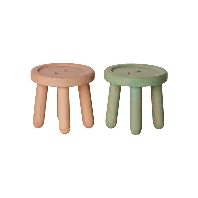Ensemble de tabourets, Souris - Rose clair/Menthe claire - Maileg