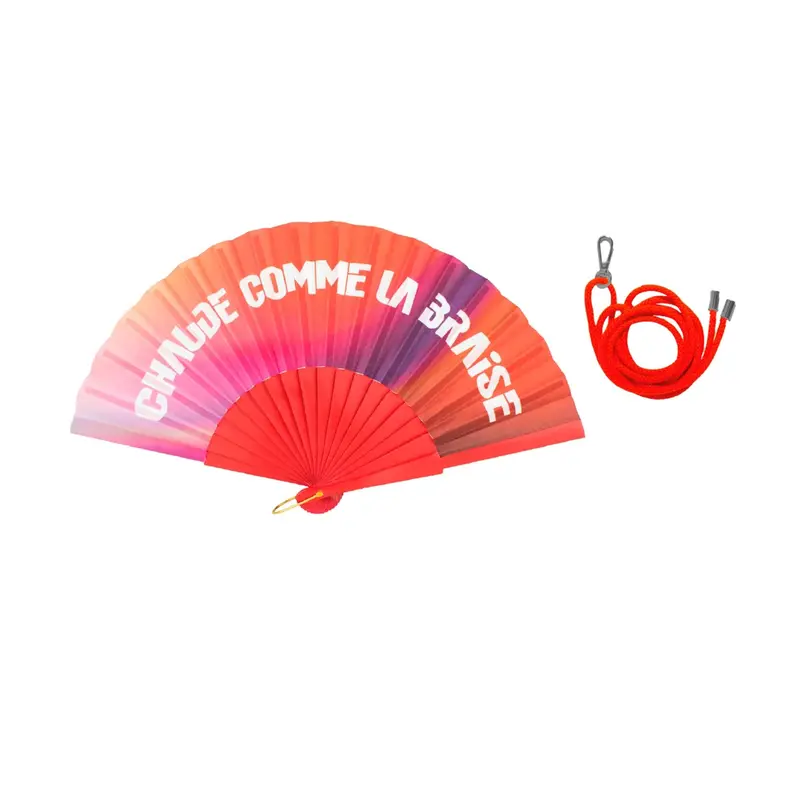 Éventail Chaude comme la braise - Petits Messages