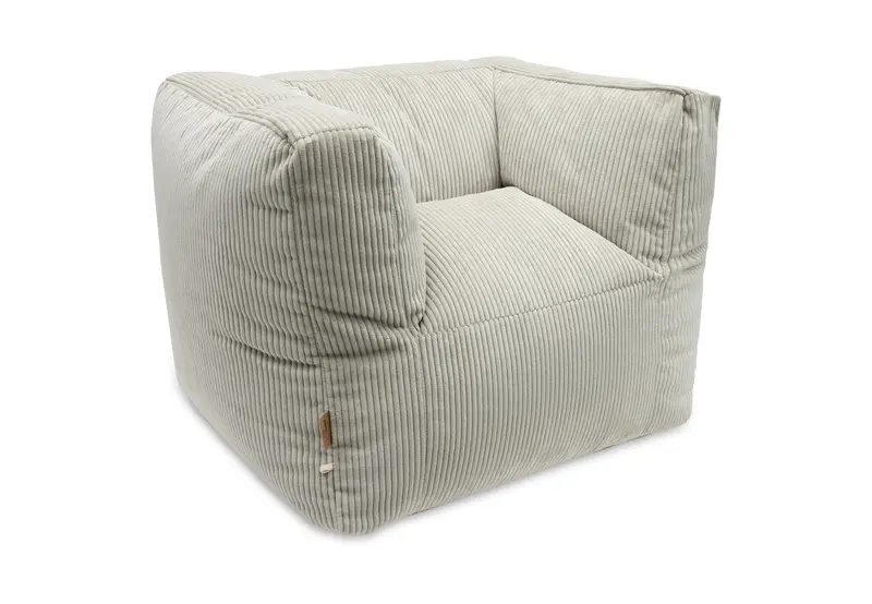 Fauteuil Pouf Enfant Corduroy Olive Green - JOLLEIN