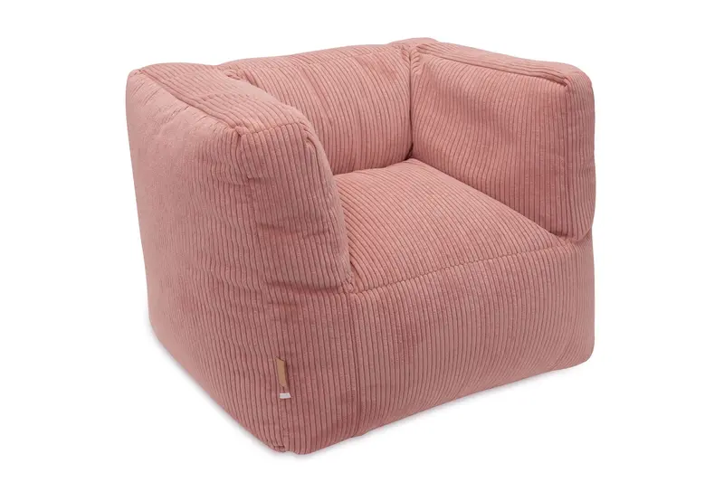 Fauteuil Pouf Enfant Corduroy Wild Rose - JOLLEIN