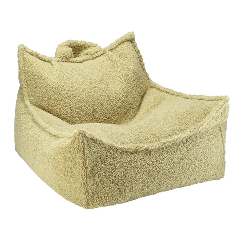 Fauteuil Pouf Molletonné - Matcha