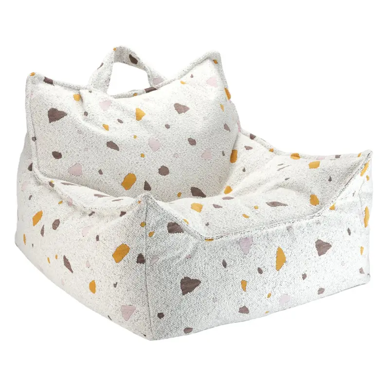 Fauteuil Pouf Terrazzo - Marbre